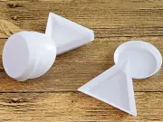 20 White Plastic Jewelry Beads Sorting Trays Storage Container Case For Craft