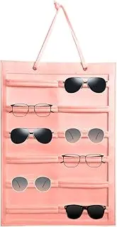[Generic] Eyeglasses Rack | Wall-Mounted Eyeglass Storage Rack | Space-Saving, Multi-functional Eyewear Display for Home Entryway Living Room Dorm Bedroom