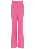 Stella Mccartney Stretch-wool Flared Trousers - Pink - 40 (UK8 / S) 40 (UK8 / S)
