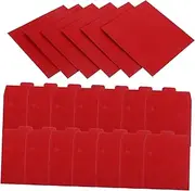 CRILSTYLEO 20pcs Red CD Holder Sleeves CD Covers Dvd Paper Envelopes Paper Dvd Sleeves Envelop