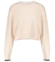 [Live The Process] Live The Process Nova knit crop sweater AU 14 white