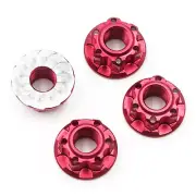 RED Super Light Weight 4mm wheel nuts for 1:10 RC Tamiya TRAXXAS Wraith HPI