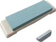 Naniwa Kogyo Whetstone Set of 2 with Base Rough Whetstone #220# Clip