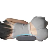 在飛比找momo購物網優惠-【顧泰】電動熱敷按摩腰枕 側睡枕 按摩器(發熱睡眠墊 舒緩腰