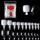 500Pcs False Fake Artificial Toe Nails Tips French Foot Tips Toenail Manicur re