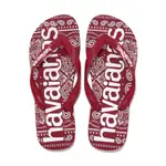 HAVAIANAS 拖鞋 TOP LOGOMANIA 紅 男女鞋 變形蟲 腰果花 夾腳 ACS 41484491440U