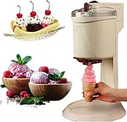 Mini Fruit Soft Ice Cream Machine, Electric Ice Cream Machine Crusher, Yogurt Ice Cream Machine, Used for Quick DIY Cooking, Suitable for Homes, Bars, Cafes
