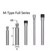 Metal Collet Chuck Holder Steel Extension Rod CNC Milling Cutter Lengthen Tools