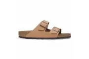 Birkenstock Arizona BirkiBuc Vegan Sandals - Regular - Pecan