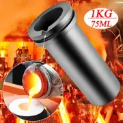 1KG/75ml Graphite Crucible 1KG Melting Metal Gold Silver Scrap Casting Tool J7N7