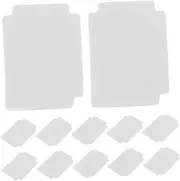 ERINGOGO 50pcs Trading Card Dividers Portable Game Box Separators System Modular Plastic Trays Interchangeable Partition Walls for Mixed-size Cards