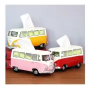 Retro Vintage Van VW Kombi Car Iron Tissue Box Cover Holder Cute Home Decor Gift
