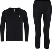 [Dare2b] Boy's Elate III Thermal Baselayer Set Base Layer, Black, 9-10 Years, Black, 9-10 Years