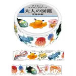 KAMIO 大人的圖鑑系列 造型燙金紙膠帶 裝飾紙膠帶 深海魚