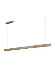 [Lexi Lighting] Maisie LED Small Pendant Light in Wood