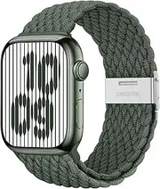 [XMUXI] Compatible with Apple Watch Series 8 Band 45mm 41mm Braided Nylon Replacement Watch Strap compatible with IWatch 9 Straps Ultra 49mm SE 9 8 7 6 5 4 44mm 40mm Watch Belt