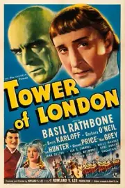 Tower Of London movie poster (a) - Boris Karloff, Basil Rathbone - 11" x 17"