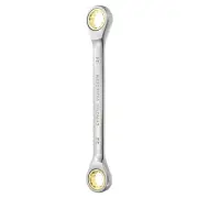 Double Box End Ratcheting Wrench 22mm x 24mm Metric 72 Tooth Ratchet Spanner