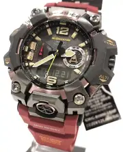 Casio Master of G Land Mudmaster GWG-B1000-1AER Premium, Red, Men's, Radio Co...