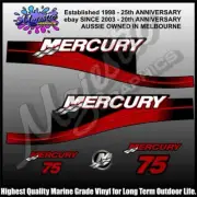 MERCURY - 75 hp - OUTBOARD DECALS