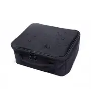 Double Deck Ladies' Waterproof Cosmetic Suitcase Fashionable Portable Cosmetic Storage Bags for Makeup Artist Traveling