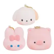 Cute Mochi Piggy Hand Squeeze Toy Anti-Pressure Hand Squeeze Keyring Charm