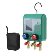 Car Air Conditioning Gauge Tool with Real Time Pressure & Temperature