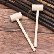 5 PCS Mini Wooden Hammer Ball Toy Hitting Replacement Wood Mallets ToyB.bfSSQH