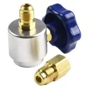 Self Sealing R134A Can Tap Valve Dispenser F A/C Charging Hose AD01 Convertor