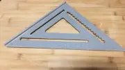 12" METRIC ALUMINUM SQUARE TRIANGLE ANGLE PROTRACTOR GUIDE RULER
