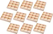 Set of 10 Stacked Ninetsu Divided Delicacy Boxes [Shokado]