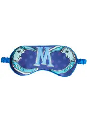Jessica Russell Flint M Is For Moon Silk eye Mask - Blue ONE SIZE