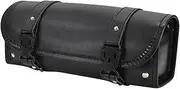 VINTORKY Handy Leather Motorcycle Saddlebag Durable Hanging Pouch Storage Bag for Motorbike Practical Gadget Box for Various Motorcycles Present for Riders