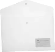 NAMOARLY 20pcs File Holder Clear Document Bag File Envelope for Documents File Envelopes Plastic Envlopes Folders Plastic Folder Document Pouch Folder for Documents Transparent Pp
