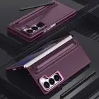 Kickstand Pen Slot Shockproof PC Case w Screen Protector For Samsung Z Fold 6/4