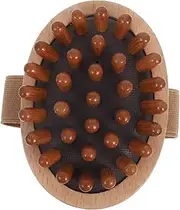 OATIPHO Traditional Scalp Massage Brush with Side Strap Meridian Activation Tool for Enhanced Relaxation and Fatigue Relief Comfortable Grip and Easy to Clean Massage Tool for Back