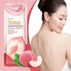 Peach Light Facial Scrub Cleanses Keratin S6U2