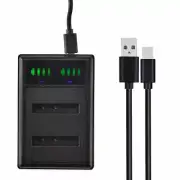 USB Battery Charger for Fuji FNP-50 NP50 NP-50A Kodak KLIC-7004 RICOH WG-M2 WGM2