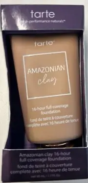 New TARTE AMAZONIAN CLAY 16 HR COVERAGE FOUNDATION 42H TAN HONEY Free Shipping
