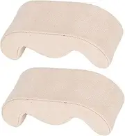 minkissy 2pcs Bangle Cushions for Watches Durable Jewelry Display Pillow with Material for Organized Storage at Home Small Business Exhibitions Beige