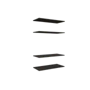 Lugna 4 Shelf Insert Kit Storm Fits 900 x 380mm Cabinet Shell