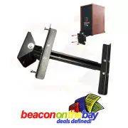 Wall Mount Speaker Bracket Stand Pair Tilt & Pan Swivel Pivot Adjustable 22-32Cm