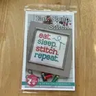 Eat. Sleep. Stitch. By Lori Holt For It’s Sew Emma Cross Stitch Pattern