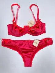Agent Provocateur Lingerie Set Lori Bra Size 36D (80D) + Panties Size 5 Sexy