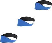 HONMEET 3pcs Adjustable Fabric Headband for Swimming Ear Protection for Boys and Girls Adults Yoga Diving Cap Size l
