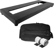 Gyorwst Guitar Pedalboard Guitar Effect Pedal Board Aluminum Alloy Pedalboard with Carrying Bag Effect Pedal Plate,Small Size