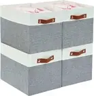 Kallax Storage Cubes, 13X15X13 Storage Bins, Baskets for Organizing Shelves (Gre