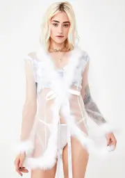 Angel Dream Land Feather Robe
