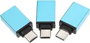 3Pcs Portable Adapter to Type C Converter for Phone Laptop Wear Interference Great Functionality