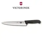 VICTORINOX Cooks Carving Knife 25cm Wavy Edge Fibrox Black 5.2033.25 PI